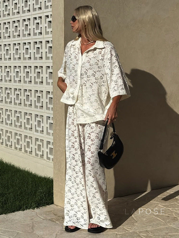Maddison Relaxed Button-Up Set [Q5Z1BHK6]