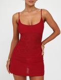 LaPose Maddisyn Diamante Mini Dress