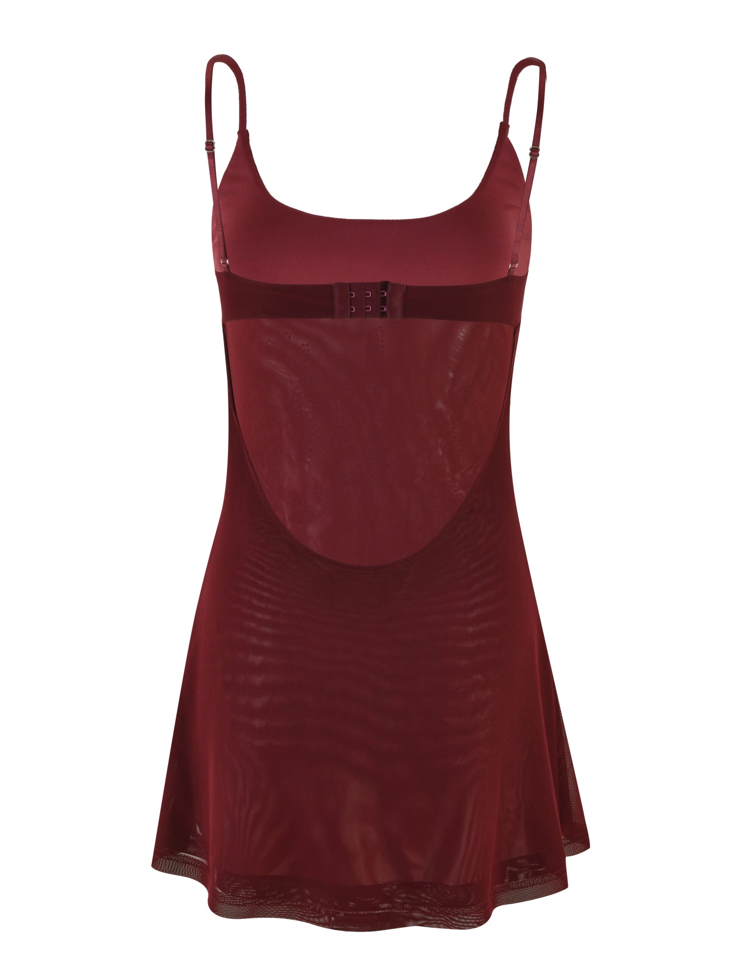 LaPose Maddisyn Diamante Mini Dress - Wine