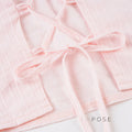 Maddix Pink Backless Halter Top [CMXPRSND]