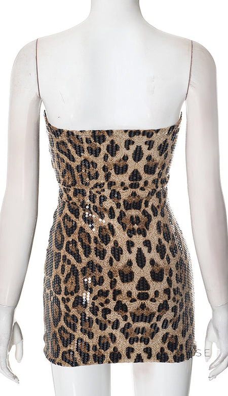 Maddox Strapless Sequin Mini Dress [2YZQR181]