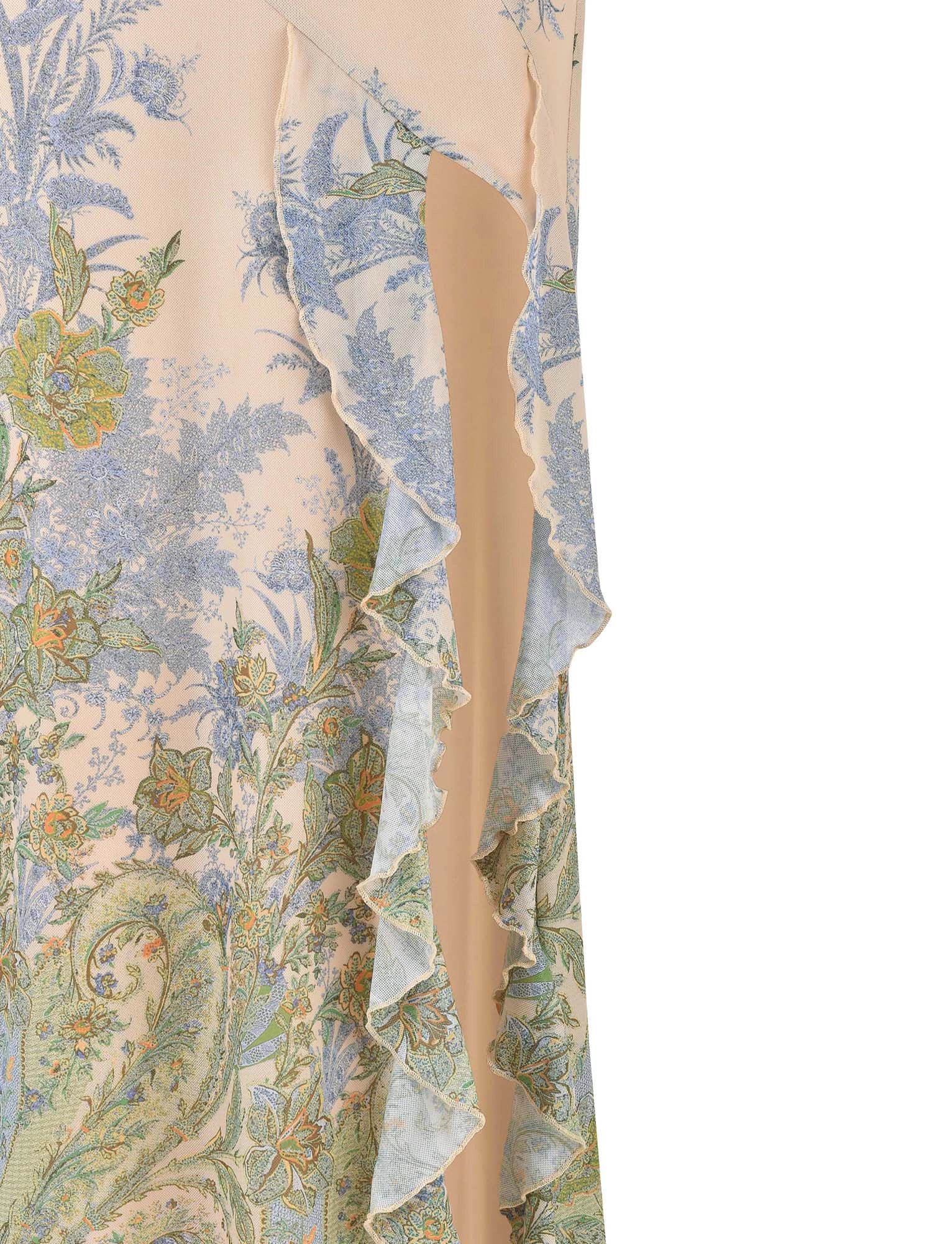 LaPose Madelyne Printed Slit Maxi Dress