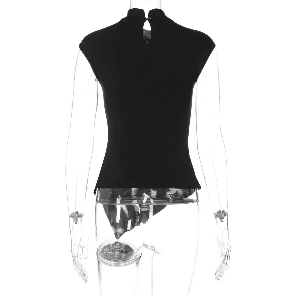 LaPose - Mae Asymmetric Bow Cut-Out Top