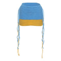 Mae Tassel Knit Mini Skirt - Blue Color