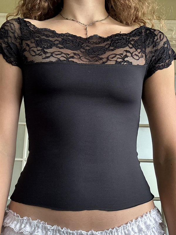 Maelee Lace Crop Top [30N0Z37F]