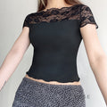 Maelee Lace Crop Top [0T8H603H]