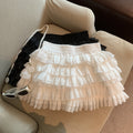 Maeleigh Lace Tiered Mini Skirt [9LAJ98GA]