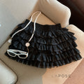 Maeleigh Lace Tiered Mini Skirt [YX4CJIQA]