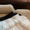 Maeleigh Lace Tiered Mini Skirt [VGNESQTC]