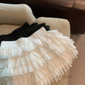 Maeleigh Lace Tiered Mini Skirt [NDOLG0KE]