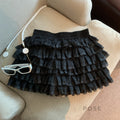 Maeleigh Lace Tiered Mini Skirt [8MXPN9GY]