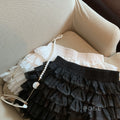 Maeleigh Lace Tiered Mini Skirt [GCAMMXFC]