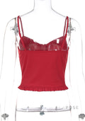 Mahina Strappy Button-Front Crop Top [KT75I8TF]