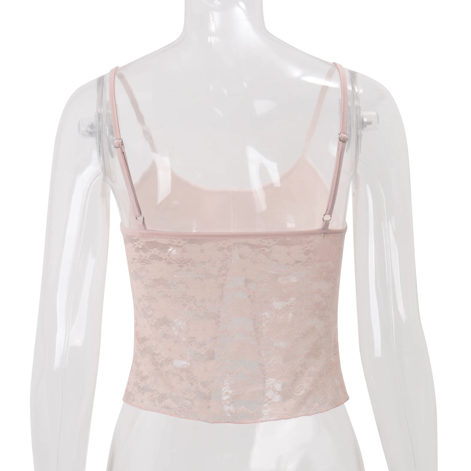 LaPose - Mahlani Lace Ruffle Tie Camisole