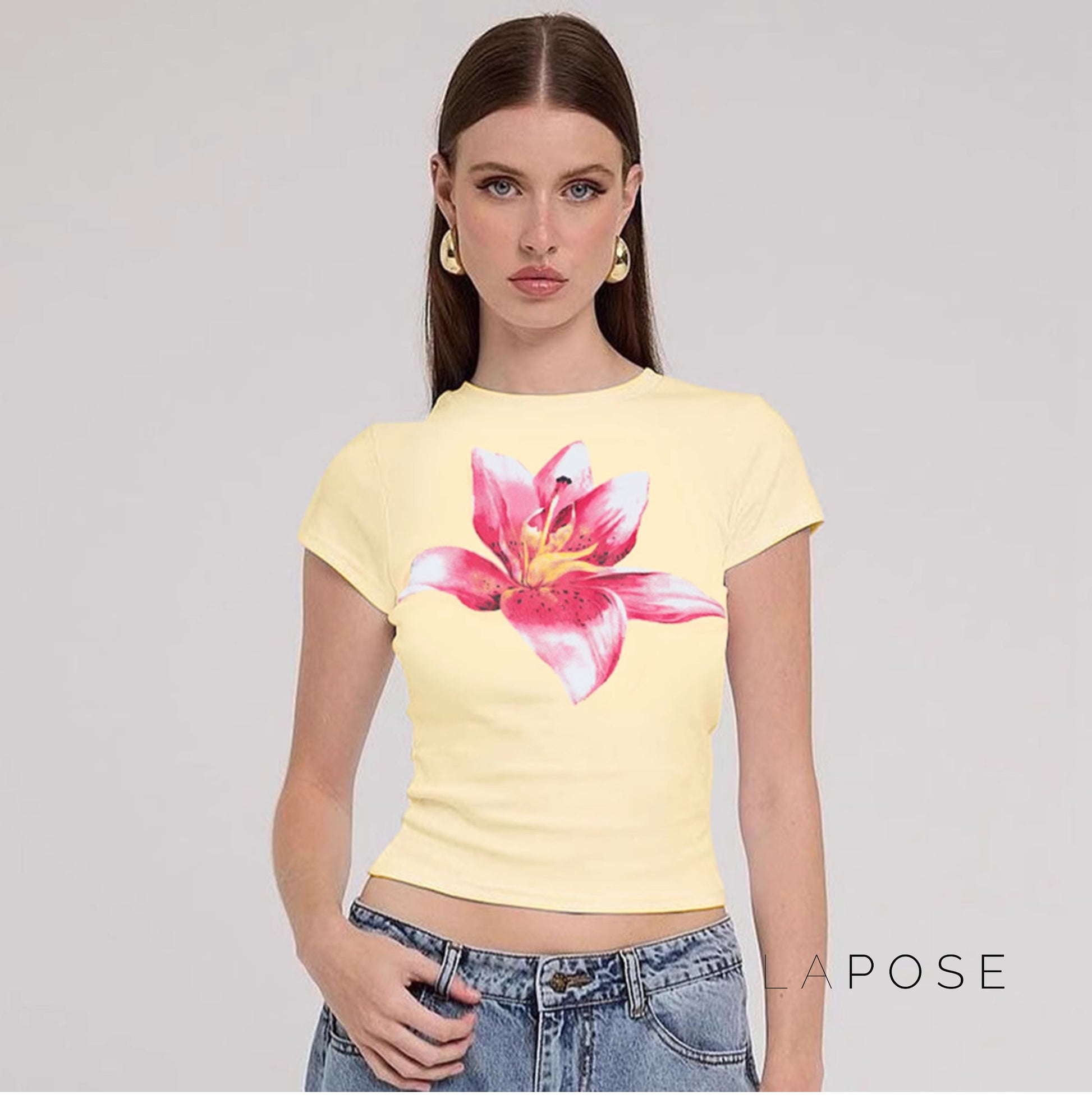 Mailen Floral Crop Top