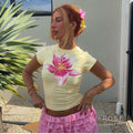 Mailen Floral Crop Top