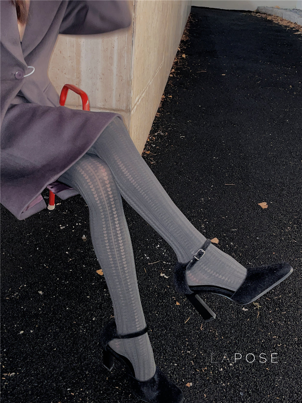 Makayla Soft Heart Ankle Socks [E32842MX]