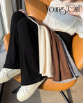 Makeda Knitted Flare Pants [GX7B8YP1]