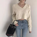 LaPose - Makiyah Tie Back Cable Sweater