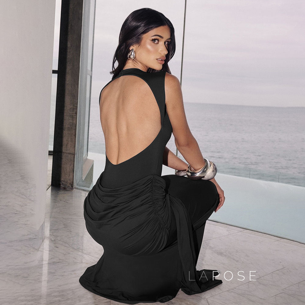 Maleigha Cinched Cut-Out Dress [F6D1N546]