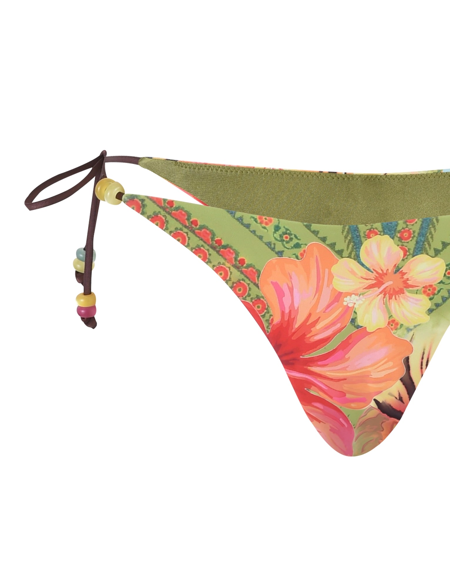 LaPose Maloni Tropical Floral Bikini Bottom