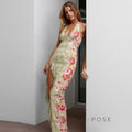 Marah Floral Halter Maxi Dress [HKNIN3GQ]