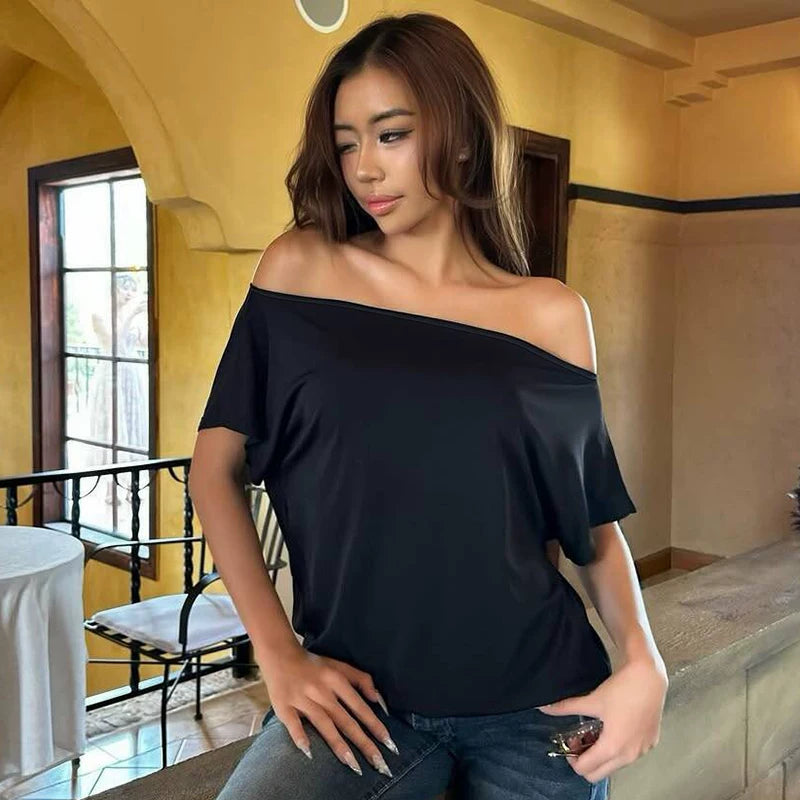 Marcia Backless Off-Shoulder Top