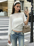 LaPose - Mariajose Asymmetric Mesh Top Set