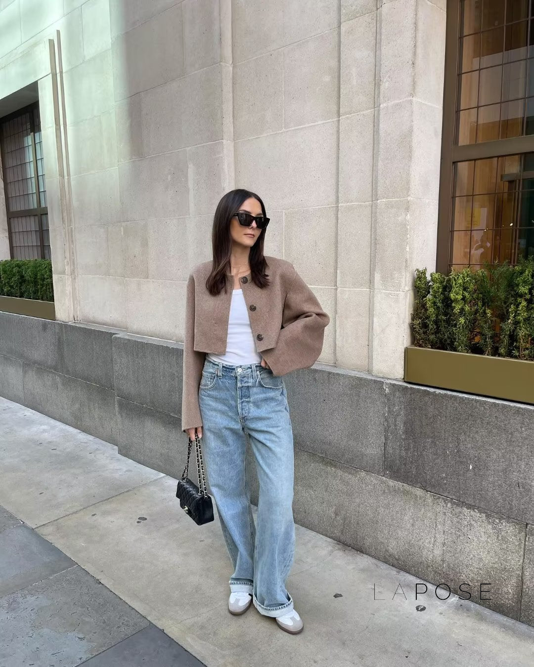Marielle Cropped Boucle Jacket [PA23LFN4]
