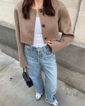 Marielle Cropped Boucle Jacket [PY2FEAVA]