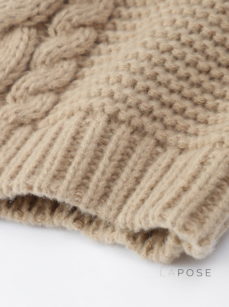 Marvel Cable Knit Sweater [YN4L39RG]