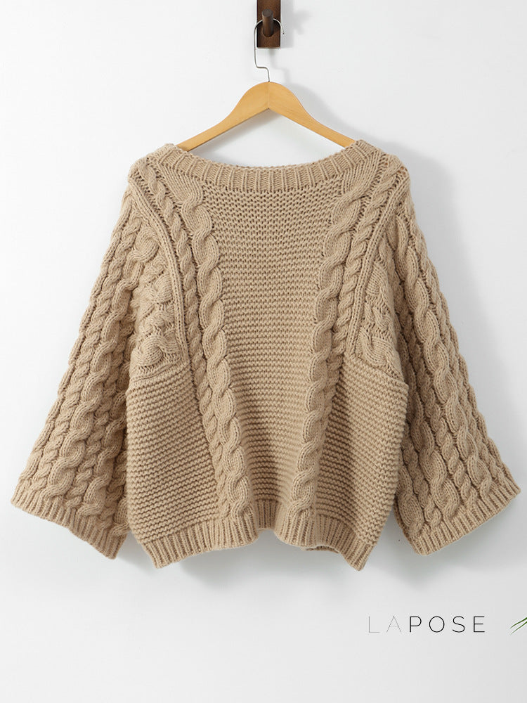 Marvel Cable Knit Sweater [U6VKEYT8]