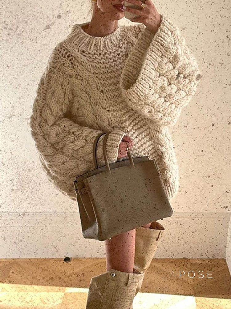 Marvel Cable Knit Sweater [7PO2BWEU]
