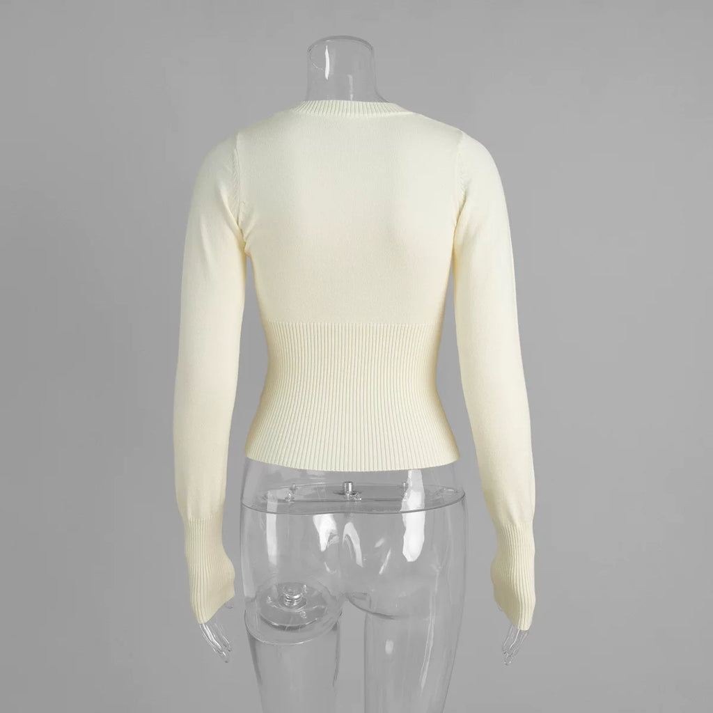 LaPose - Maryam Slim Fit Knit Cardigan