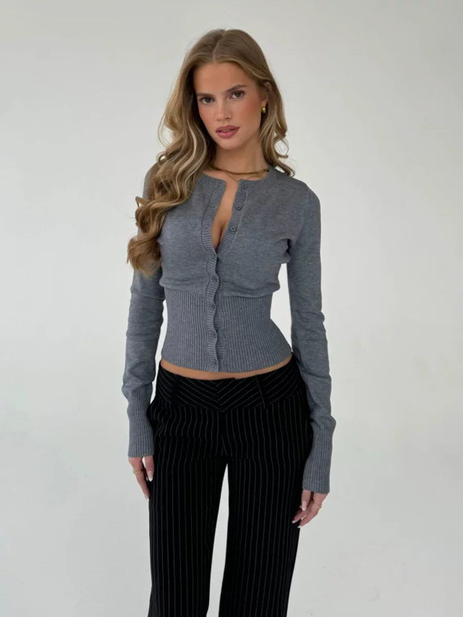 LaPose - Maryam Slim Fit Knit Cardigan