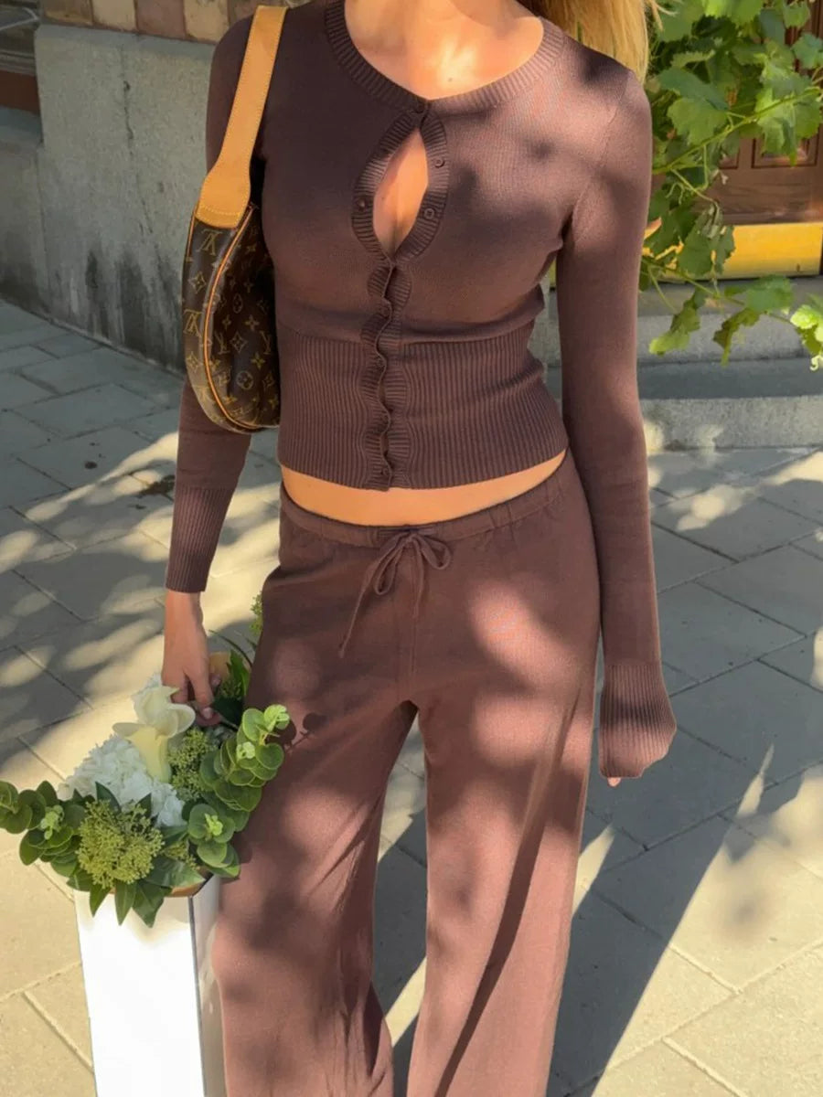 LaPose - Maryam Slim Fit Knit Cardigan
