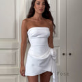 Marykate Floral Strapless Mini Dress [NL3ADZT8]