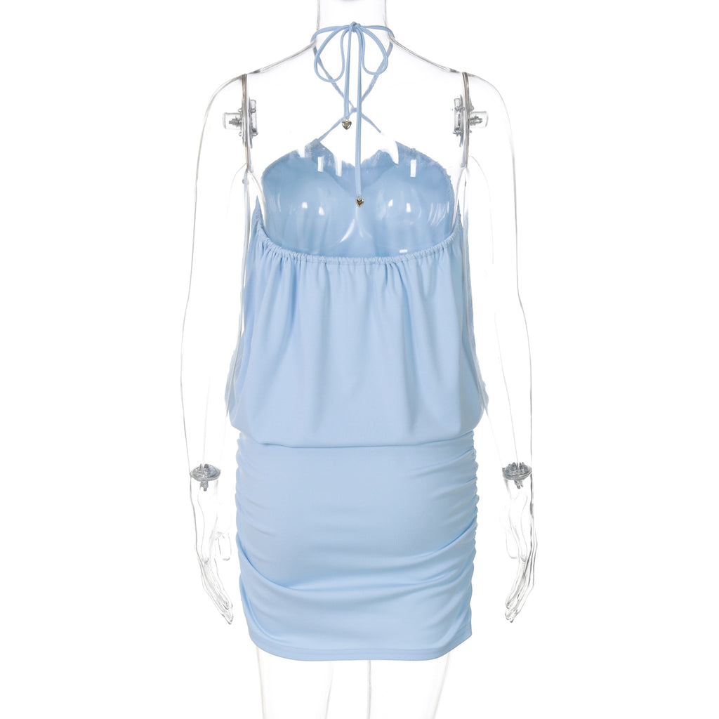 Masyn Halter Mini Skirt Set