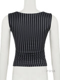 Maybelline Striped Lace-Up Camisole [TWYYYEPQ]