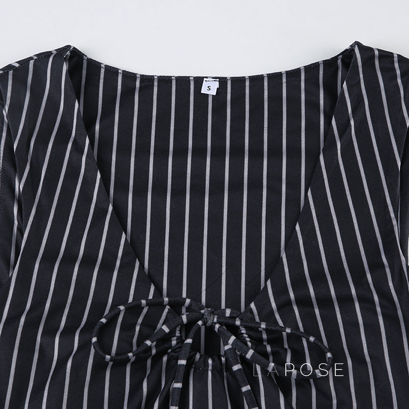 Maybelline Striped Lace-Up Camisole [GW670HD4]