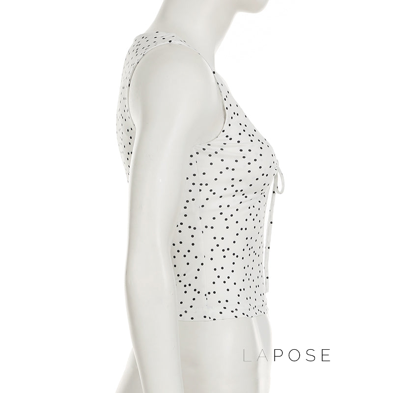 Maybelline Striped Lace-Up Camisole [DN2YDQUG]