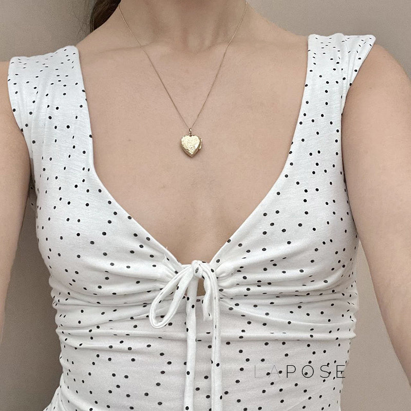 Maybelline Striped Lace-Up Camisole [MOOORBKM]