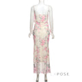Maybree Mesh Ruffle Maxi Dress [HE9JIVJ1]