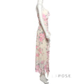 Maybree Mesh Ruffle Maxi Dress [S4QZDKCJ]