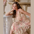 Maybree Mesh Ruffle Maxi Dress [UUD2OSAC]