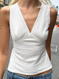 Mayleen Deep V Corset Top