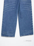 Mayleen Rivet Straight-Leg Jeans [CO03TPET]
