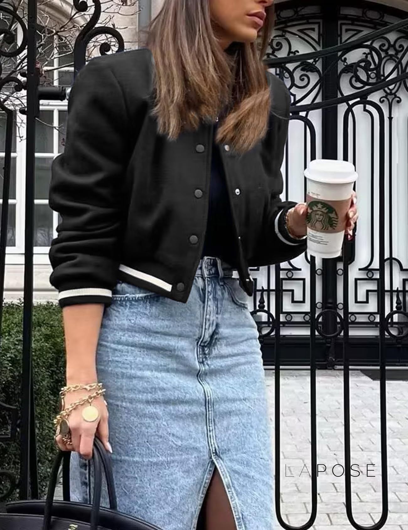 Mecca Varsity Snap Jacket [SDSVH6ZW]