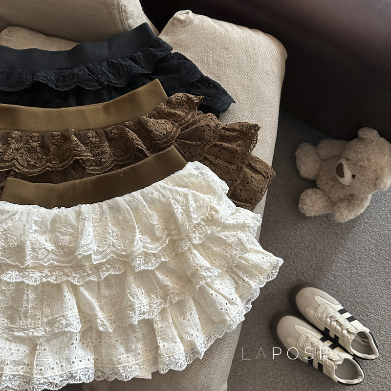 Meira Layered Ruffle Mini Skirt [LDH8Y0Q2]