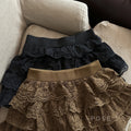 Meira Layered Ruffle Mini Skirt [2LTZPU71]